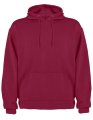 Heren Hoodie Capucha Roly SU1087 garmet rood